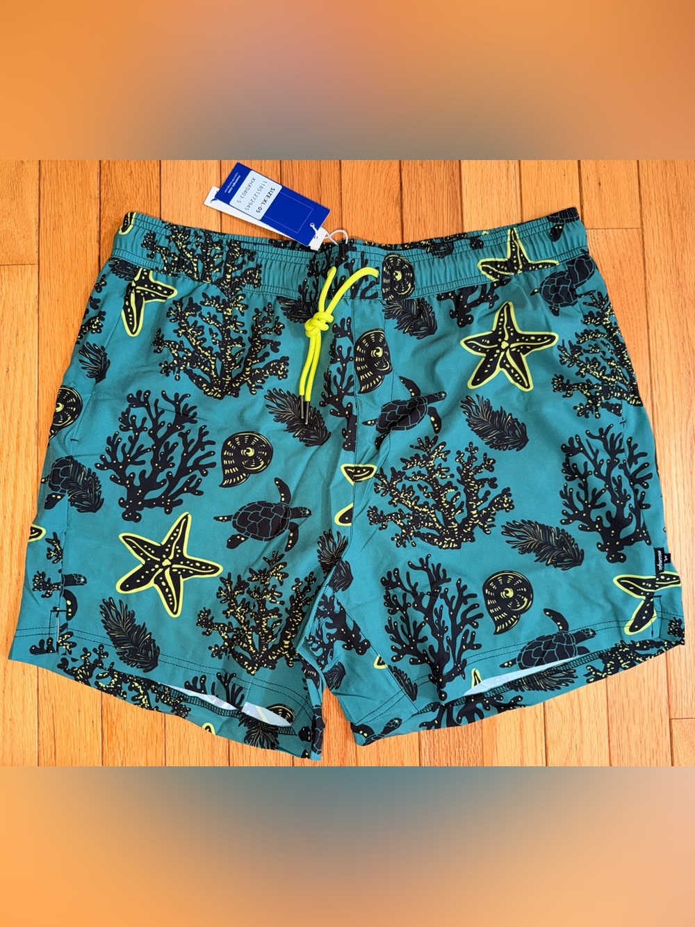New NWT men’s lined starfish swim shorts XL bathing swim swim trunks